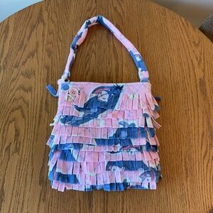Handmade Disney Eeyore Fleece Purse.